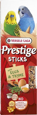 Versele Laga Prestige Sticks Small Parakeets with Eggs & Thyme - 2 db 60 g