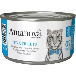 AmaNova Cat P07 Canned Tuna Fillets Broth 70 g