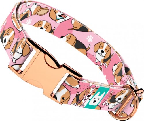 April&June Beagle rózsaszín nyakörv