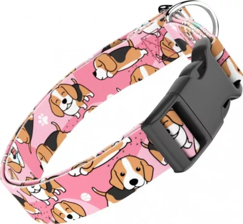 April&June Beagle rózsaszín nyakörv