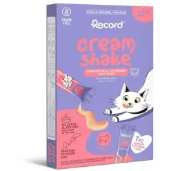   RECORD CREAM SHAKE URINARY CARE Funkcionális Jutalomfalat Macskáknak Marhás 7 x 12 g