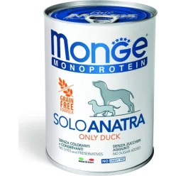 Monge Dog MONOPROTEIN Paté 100% kacsa 400 g