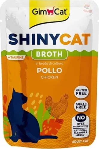 GimCat Shinycat Pollo macskáknak csirke 70 g