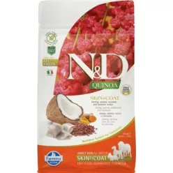 N&D Quinoa Dog Skin & coat hering & coconut adult mini 800 g