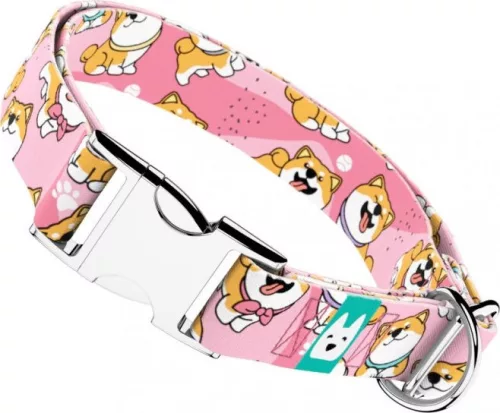 April&June Shiba Inu rózsaszín nyakörv