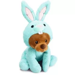 BZ kutyajáték plüss nyúljelmezes maci 38 cm