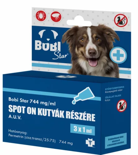 Bobi Star spot on 744 mg/ml 3 db