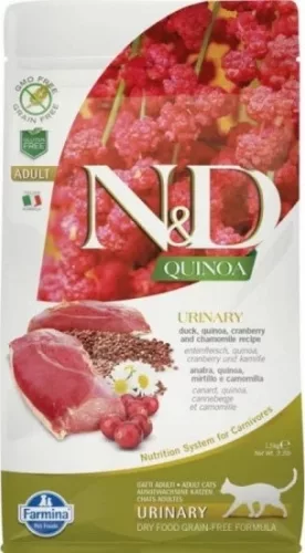 N&D Quinoa Cat Urinary kacsa 1,5 kg
