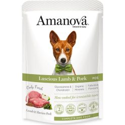 AmaNova Dog GF Pouch Adult Luscious Lamb & Pork P05 300 g