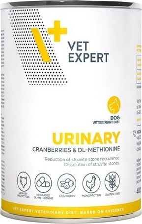 VetExpert Veterinary Diet Urinary konzerv kutyáknak 400 g