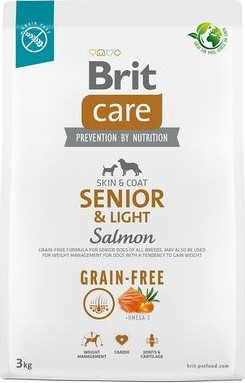 Brit Care Dog Grain-free Salmon Senior & Light 3 kg
