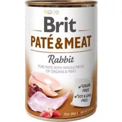 Brit Paté & Meat Rabbit 400 g KARTON - 6 db