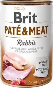Brit Paté & Meat Rabbit 400 g KARTON - 6 db