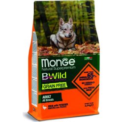 Monge BWild Grain Free Dog Kacsa & burgonya 2,5 kg 