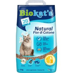 Biokat's Natural Cotton Blossom alom 5 kg  Biokat's Natural Cotton Blossom alom 5 kg
