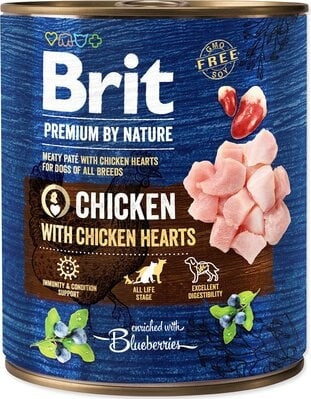 Brit Premium by Nature Paté Chicken with Hearts 800 g