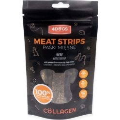   4Dogs Original Marhahúscsík Jutalomfalat Szarvasagancsporral 100 g