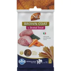   N&D Brown Dog Jutalomfalat Lamb, potato, carrot & spirulina Adult Med & max 110 g