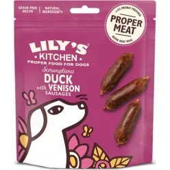   Lily's Kitchen Dog Scrumptious Duck and Venison Sausages 70 g