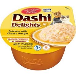Inaba Cat Dashi Delights nedves macskaeledel - csirke, sajt 70 g   Inaba Cat Dashi Delights nedves macskaeledel - csirke, sajt 70 g