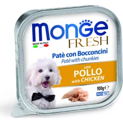 Monge Dog Fresh Paté&Chunkies csirke 100 g