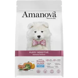 AmaNova Dog Puppy Sensitive All Breeds Salmon Deluxe 7 kg
