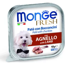 Monge Dog Fresh Paté&Chunkies bárány 100 g