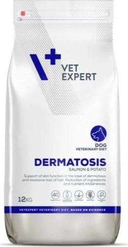 VetExpert Veterinary Diet Dermatosis kutyáknak lazac & burgonya 12 kg
