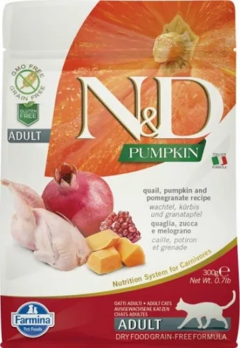 N&D Cat Pumpkin fürj 300 g