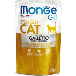 Monge Cat Grill Pouch STERILISED kakas 85 g
