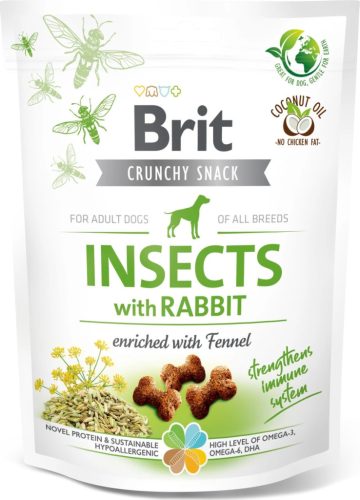 Brit Care Dog Crunchy Cracker Insects with Rabbit and Fennel 200 g