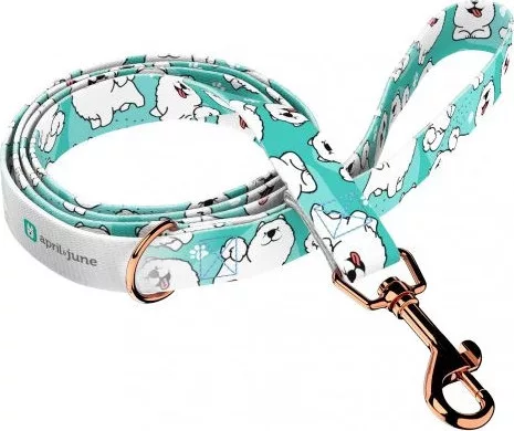 April&June Szamojéd kék póráz