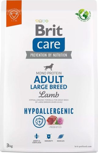 Brit Care Dog Hypoallergenic Lamb Adult Large Breed 3 kg