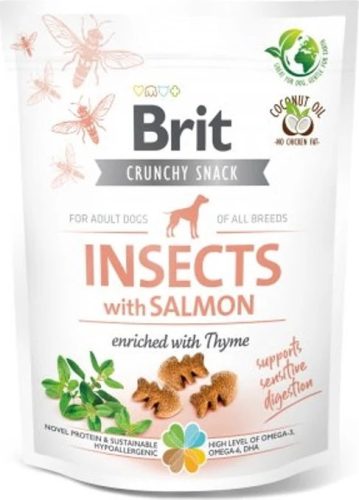 Brit Care Dog Crunchy Cracker Insects with Salmon and Thyme 200 g