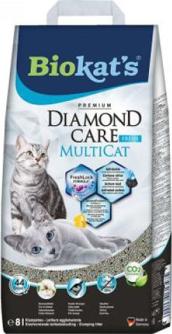 Biokat's Diamond Care Multicat Fresh alom 8 l 