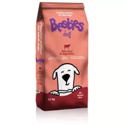 Besties Dog marha zöldséggel száraz kutyatáp 15 kg