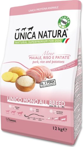 Gheda Unica Natura Unico Mono - Pork 12 kg