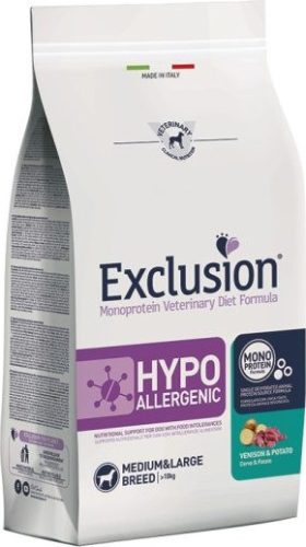 Exclusion Hypoallergenic Venison & Potato Small Breed kutya gyógytáp 2 kg