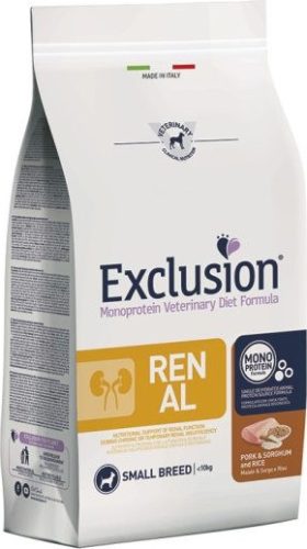 Exclusion Renal Pork & Sorghum and Rice Small Breed kutya gyógytáp 2 kg