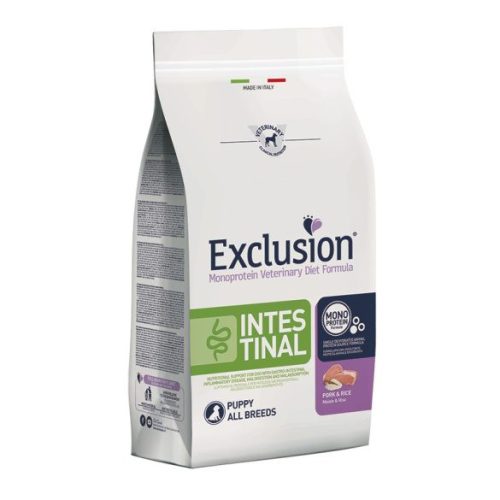 Exclusion Intestinal Puppy Pork & Rice kutya gyógytáp 12 kg