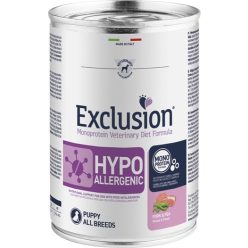 Exclusion Hypoallergenic Puppy Pork & Pea Canned kutya gyógytáp 400 g   Exclusion Hypoallergenic Puppy Pork & Pea Canned kutya gyógytáp 400 g
