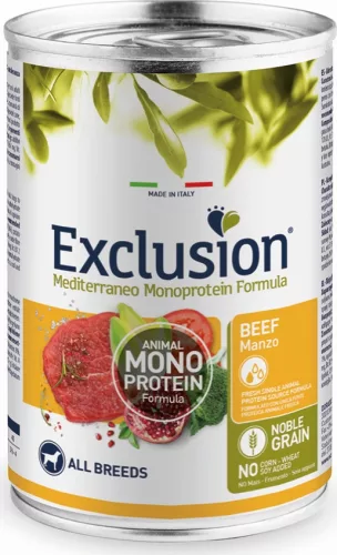 Exclusion Adult Beef Canned kutya nedvestáp 400 g