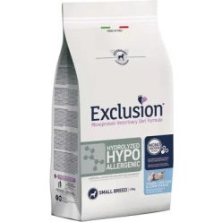 Exclusion Hydrolyzed Hypoallergenic Fish & Corn Starch Small Breed kutya gyógytáp 2 kg   Exclusion Hydrolyzed Hypoallergenic Fish & Corn Starch Small Breed kutya gyógytáp 2 kg