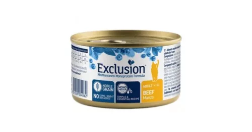 Exclusion Adult Beef Canned macska nedvestáp 85 g KARTON - 24 db