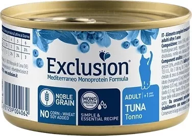 Exclusion Adult Tuna Canned macska nedvestáp 85 g KARTON - 24 db