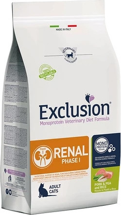 Exclusion Urinary Cat Pork & Pea & Rice macska gyógytáp 1,5 kg
