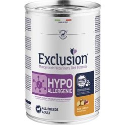 Exclusion Hypoallergenic Duck & Potato Canned kutya gyógytáp 400 g   Exclusion Hypoallergenic Duck & Potato Canned kutya gyógytáp 400 g