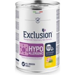 Exclusion Hypoallergenic Quail Canned kutya gyógytáp 400 g Exclusion Hypoallergenic Quail Canned kutya gyógytáp 400 g