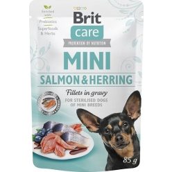   Brit Care Mini Salmon&Herring sterilised fillets in gravy 85 g