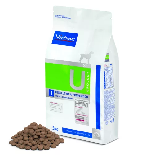 Virbac HPM DIET DOG Urology Dissolution & Prevention 3 kg